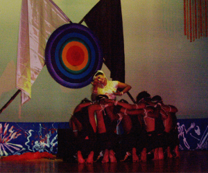 Group Dance performance by youth
