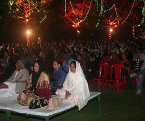 Music lovers in the capital city enjoying the evening of Rajarani Music Festival